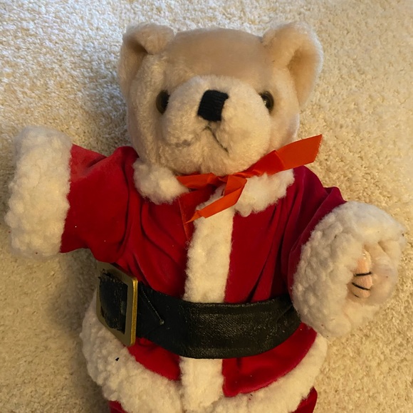 1998 Tender Heart Santa Bear - jointed - - Picture 8 of 9